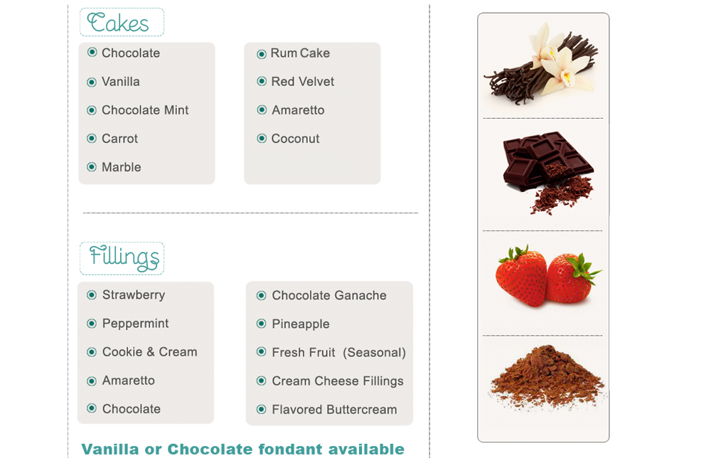 Cake Flavors